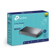 купить Switch 8 port TP-Link TL-SG1008P, 8x10/100/1000 Мбит/с, PoE в Алматы фото 3