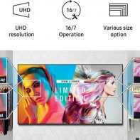 купить Samsung BE75T LFD дисплей 16/7, UHD, Biz App, 3 года гарантиии /  в Алматы фото 1