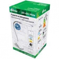 купить Настольная лампа Ritmix LED-420 белый в Алматы фото 2