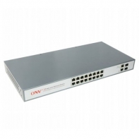 купить Коммутатор PoE GbE 24-портовый ONV POE33024PFU 24 порта GbE PoE 802.3af, 2 порта Gb SFP, бюджет мощности PoE 250W в Алматы фото 1