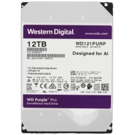 купить Жесткий диск для видеонаблюдения HDD 12Tb Western Digital Purple SATA 6Gb/s 256Mb 7200об/мин 3,5* WD121PURP в Алматы фото 1