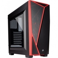 купить Компьютерный корпус Corsair Carbide Series SPEC 04 ATX/Micro-ATX/Mini-ITX, Черный/красные вставки CC-9011107-WW в Алматы фото 1