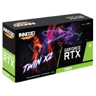 купить Видеокарта Inno3D GeForce RTX 3060 8GB Twin X2, N30602-08D6-11902130 в Алматы фото 3