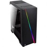 купить Кейс Aerocool Cylon Tempered Glass, ATX/mATX/ USB 1*3.0/2*2.0, HD-Audio+Mic Черный в Алматы фото 2