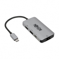 купить Адаптер TrippLite/USB-C Multiport Adapter, 4K 60Hz HDMI, USB-A Port, Gbe and 100W PD 3.0, HDCP, Gray в Алматы фото 1