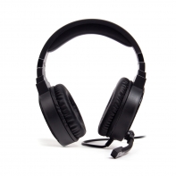 купить Гарнитура, X-Game, XH-900RGB, Микрофон поворотный, Динамики 50 мм, 32 мВт, 20-20000гц, 2*3,5 MiniJack +USB, Регулятор громкости, Длина кабеля 1.9 м, Чёрный в Алматы фото 2