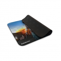 купить Коврик для компьютерной мыши, Steelseries, QCK   PUBG Erangel Edition, 63807, 450x400x4 мм, Резиновая основа, Тканевая поверхность, Склеивание, Гладкая поверхность, Рисунок в Алматы фото 3