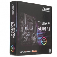 Купить Сист. плата ASUS PRIME B450M-A II, B450, AM4, 4xDIMM DDR4, PCI-E x16, 2xPCI-Ex1, M.2, 4xSATA, D-Sub, HDMI, DVI, mATX,BOX Алматы