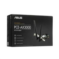купить PCI-E Wi-Fi Адаптер ASUS PCE-AX3000, Wi-Fi 6, 802.11ax, AX3000, BT 5.0, 2 ext antennas в Алматы фото 4