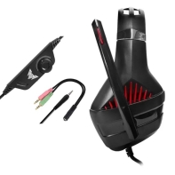 купить Науш+Микр Crown CMGH-2000 Black-Red Штекер 3.5 jack (CMGH-2000) в Алматы фото 2