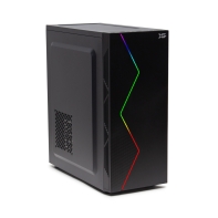Купить Корпус X-Game Galaxy, Midi Tower, ATX, Black, 2x3.5*/2x2.5*, 2xUSB, RGB в Алматы
