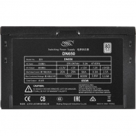 купить Блок питания, Deepcool, DN650 DP-230EU-DN650, 650W, APFC, ATX, 20 4pin, 4 4pin, 5*Sata, 3*Molex, 4*PCI-E 6 2pin, Вентилятор 12см, Кабель питания, Чёрный в Алматы фото 2