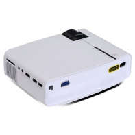 купить Проектор, BYINTEK, K1 Plus, Передача изображения со смартфона по USB, LCD, 800x480, 160 ANSI люмен, 1800:1, Белый в Алматы фото 2