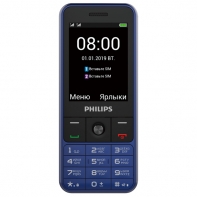 купить Мобильный телефон Philips E182 синий в Алматы фото 1