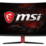 купить Изогнутый Геймерский Монитор 31* MSI Optix AG32CV VA 1920x1080 16:9 165HGz 1800R 1ms 250cd/m 3000:1 100млн:1 HDMI DVI DP Угол Обзора 178/178 SRGB-110% Цвет: Черный. Изогнутый игровой монитор в геймерском дизайне с радиусом кривизны экрана 1800R. в Алматы фото 1