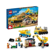 купить Конструктор LEGO City Строительный грузовик и шаровидный кран-таран в Алматы фото 1