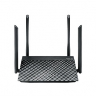 купить Маршрутизатор с беспроводной точкой доступа, ASUS, RT-AC1200, 2.4/5 ГГц, 1200 Мбит/с, MIMO, 4x внешние антенны, 1х USB 2.0 в Алматы фото 1