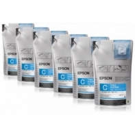 Купить Картридж струйный Epson C13T773240/1L Cyan с голубыми чернилами 1л для Epson SureColor SC-B6000/B7000 Алматы