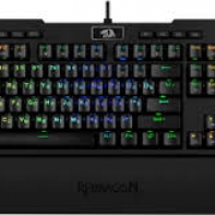 купить Клавиатура проводная игровая механическая Redragon Brahma Pro RU,RGB (Черный), USB, ENG/RU, НОВИНКА! в Алматы фото 1