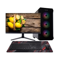 купить Core i5-12400F-2.5GHz/H610/RAM 16GB/SSD 512GB (M.2)/RTX5060-8GB/no DVD/600W/Монитор 23.8" HikVision в Алматы фото 1