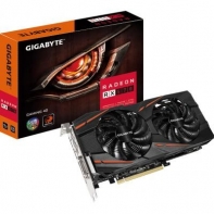 купить Видеокарта, Gigabyte, RX570 GAMING 4G (GV-RX570GAMING-4GD) 4719331301347, GDDR5, 256bit, DVI, HDMI, 3-DP, Windforce 2X Fan, Цветная коробка в Алматы фото 1