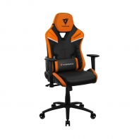 купить Игровое компьютерное кресло, ThunderX3, TC5-Tiger Orange, Искусственная кожа PU AIR, (Ш)66*(Г)70*(В)125(134) см, Чёрно-Оранжевый в Алматы