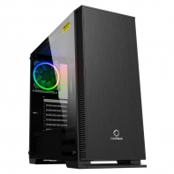 купить Корпус ПК без БП GameMax Aurora <ATX, 1х120mm,Tower, 3x3.5, 3x2.5, 4xUSB, Audio 435x206x450mm> в Алматы фото 1