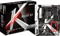 купить Материнская плата ASRock X370 KILLER SLI X370 4xDDR4 (2933+ OC) 6xSATA3, RAID, 1xUltra M.2,  1xM.2,  1xHDMI, 8xUSB3.1, 1xOptical, 2xPCI-E3.0x16, xPCI-E3.0x16 4xPCI-E2.0x1 Supports AMD CrossFireX&trade; and NVIDIA&reg; Quad SLI&trade; and SLI&trade; LAN, ATX в Алматы фото 1