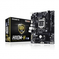 купить Gigabyte, GA-H110M-H, LGA1151, iH110, 2xDDR4, 4xSATA3, 1xD-Sub, 1xHDMI, 1xPCI-Ex16, 2xPCI-Ex1, mATX в Алматы фото 1