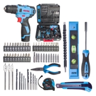 купить Комплект аккумуляторной дрели Fixtec FCD1207K60 12V с аксессуарами из 60шт в Алматы фото 2