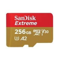 Купить SANDISK Extreme microSDXC 256GB + SD Adapter + 1 year RescuePRO Deluxe up to 190MB/s & 130MB/s Read/Write speeds A2 C10 V30 UHS-I U3 Алматы