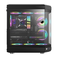 купить Компьютерный корпус Gamemax HYPE Black без Б/П&nbsp;14100901972 в Алматы фото 3