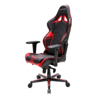 купить Игровое компьютерное кресло, DX Racer,  OH/RV131/NR, ПУ экокожа, Вид наполнителя: губчатая пена высокой плотности (54 кг/м?), Металлическая основа кресла, Механизм качания: топ-ган, Прорезиненные колеса в комплектации, Чёрный/Красный в Алматы фото 1
