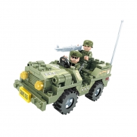 купить Игровой конструктор, Ausini, 22404, Армия, Военный внедорожник, 108 деталей, Цветная коробка в Алматы фото 2