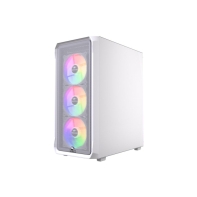 купить Корпус Wintek Tornado Pro PS195-W-M TG, ATX, USB 1*3.0/2*2.0, HD Mic, 0,5mm, 4*12cm ARGB, White в Алматы фото 2