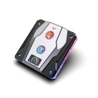 Купить Granzon GAMS CPU Water Cooling Block w/ Temp Digital Display - Black w/ 5v Addressable RGB (RBW) Алматы