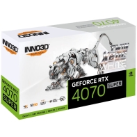 купить Видеокарта Inno3D GeForce RTX4070 SUPER Twin X2 OC WHITE&nbsp;12G&nbsp;N407S2-126XX-186162W в Алматы фото 3