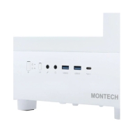купить Корпус Montech XR (W) ATX/Micro-ATX/Mini-ITX 2xUSB3.0 1xType-C 1xAudio 1xMic Белый в Алматы фото 2