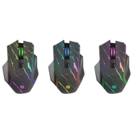 купить Мышь беспроводная игровая Defender Uran GM-503, RGB, 7кнопок,3200dpi в Алматы фото 2