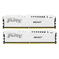 купить Комплект модулей памяти Kingston FURY Beast White XMP KF552C40BWK2-32 DDR5 32GB (Kit 2x16GB) 5200MHz в Алматы фото 1