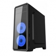 купить Корпус ПК без БП GameMax G561F-Blue <ATX, 3x120, USB2.0x2, USB3.0x1, HD Audio 452x200x424mm> в Алматы фото 2
