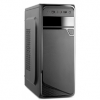 купить CASE Qmax КB101В ATX MidiTower, 2,5* x 2, 3,5*x 4,  5,25* x 1 , Expansion Slots x 7, USB x 2, 40 х 17,3 х 41 см, Steel 0,4mm, ATX/Micro-ATX/Mini-ITX, black в Алматы фото 1