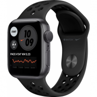 купить Apple Watch Nike Series 6 GPS, 40mm Space Gray Aluminium Case with Anthracite/Black Nike Sport Band - Regular, Model A2291 в Алматы фото 1