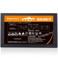 купить Блок питания ПК  500W SEGOTEP F7 <MAX: 500W, 120mm, power cable, BLACK> в Алматы фото 2