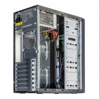 купить Компьютерный корпус Foxline FL-301, PSU 450W 12cm, w/4xUSB2.0, black, ATX в Алматы фото 2