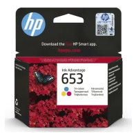Купить Оригинальный струйный картридж HP 653 Ink Advantage, трехцветный (3YM74AE) Алматы