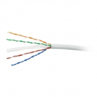 купить Hyperline UUTP4-C6-S23-IN-PVC-GY-305 (305 м) Кабель витая пара, неэкранированная U/UTP, категория 6 в Алматы фото 1
