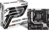 купить Материнская плата ASRock AB350M PRO4 R2.0, AM4, 4xDDR4 (3200+ OC), 4xSATA3.0 Support RAID, 1xUM.2, 1xM.2, 1xPCI-E3.0x16, 1xPCI-E2.0x16, 1xPCI-E2.0x1, 1xD-Sub, 1xDVI, 1xHDMI, 2xUSB2.0, 5xUSB3.1, 1xRG45, 2xPS2, mATX в Алматы фото 1