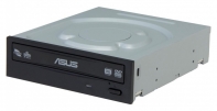 купить  ASUS DVDRW SATA 24x DVD±R/RW DVD-ROM CDRW CD-ROM чёрный oem в Алматы фото 2