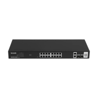 Купить PoE-коммутатор с облачным управлением 18GE+2SFP Tenda TEG2220P-16-250W с 16-Port PoE черный Алматы